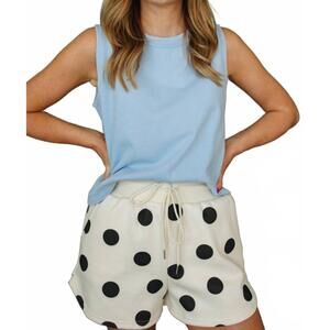 NEW POPPY & PINE really good day top in powder blue